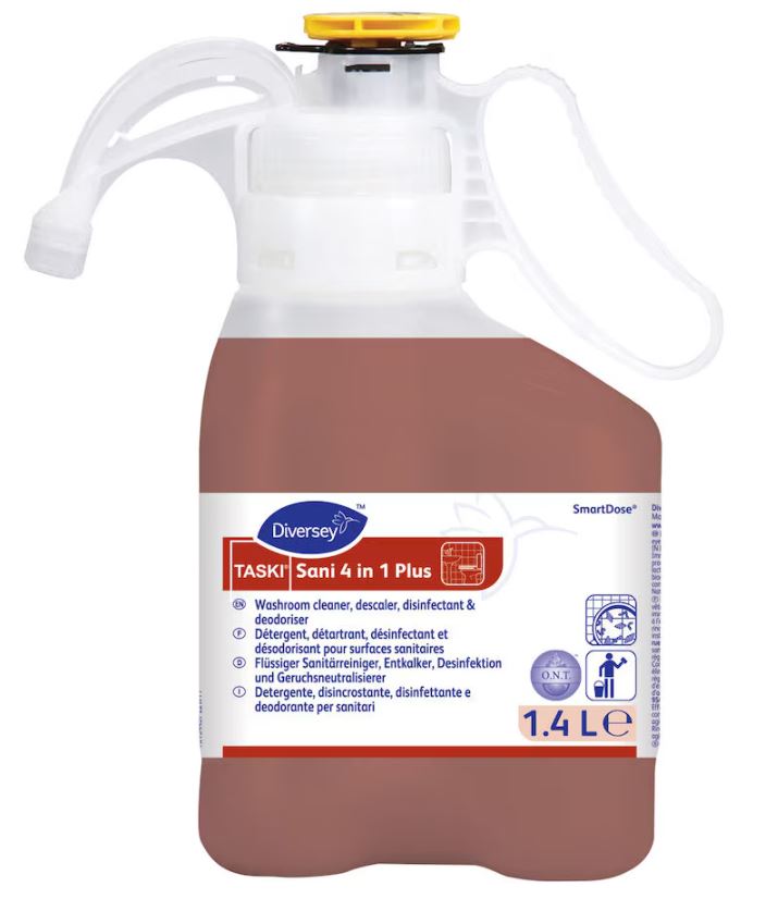 Diversey Taski Sani 4in1 Plus SD 1.4L Засіб для чищення ванної кімнати, засіб для видалення накипу, дезінфекції